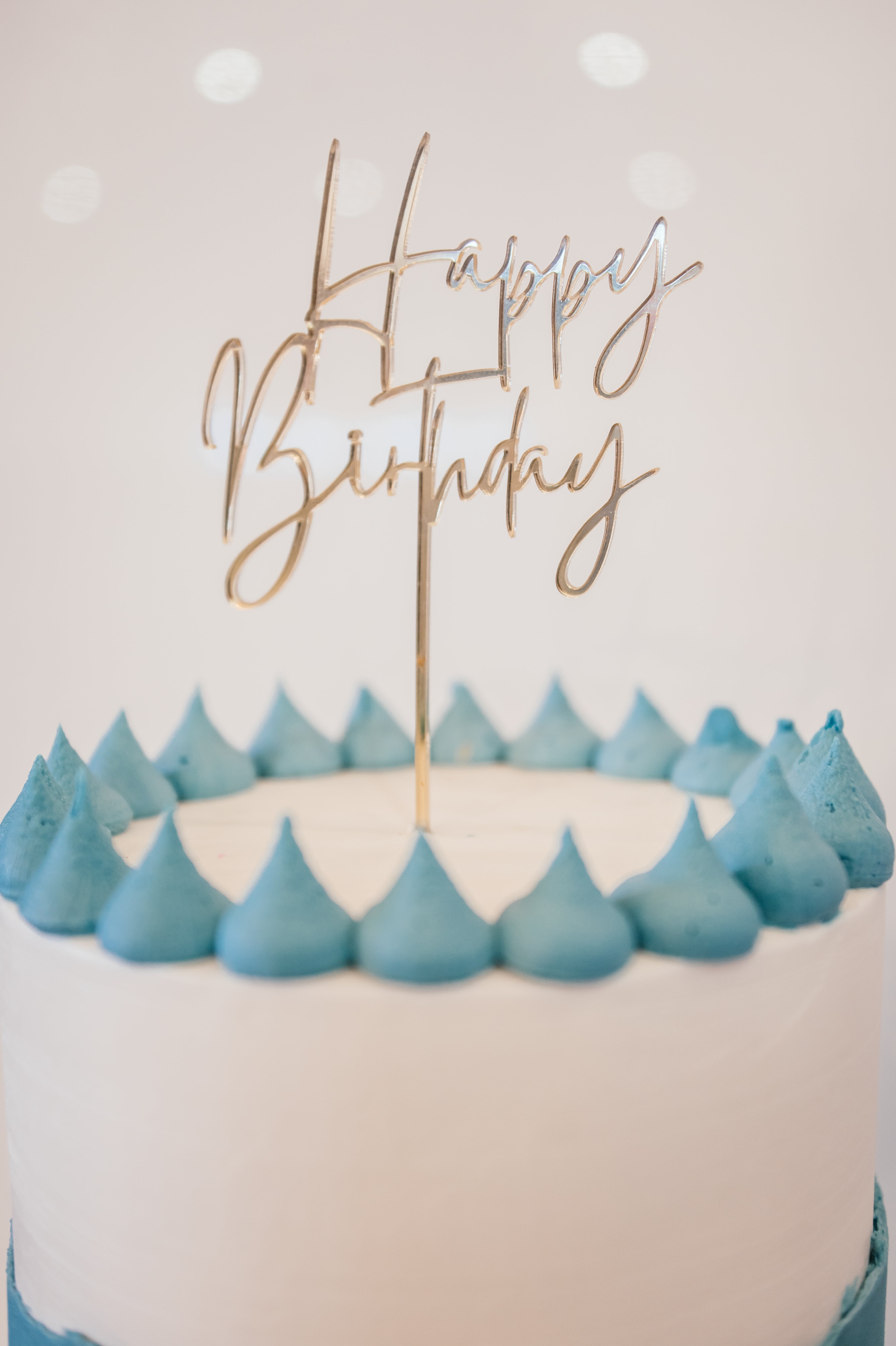 Beautiful in Blue Cake