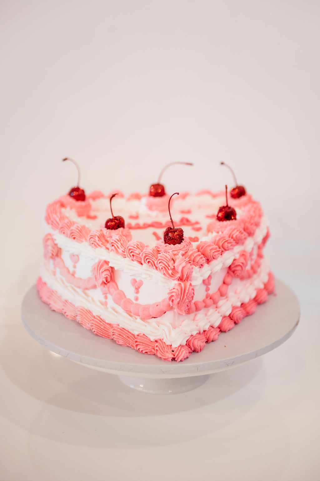 Buttercream Heart Cake