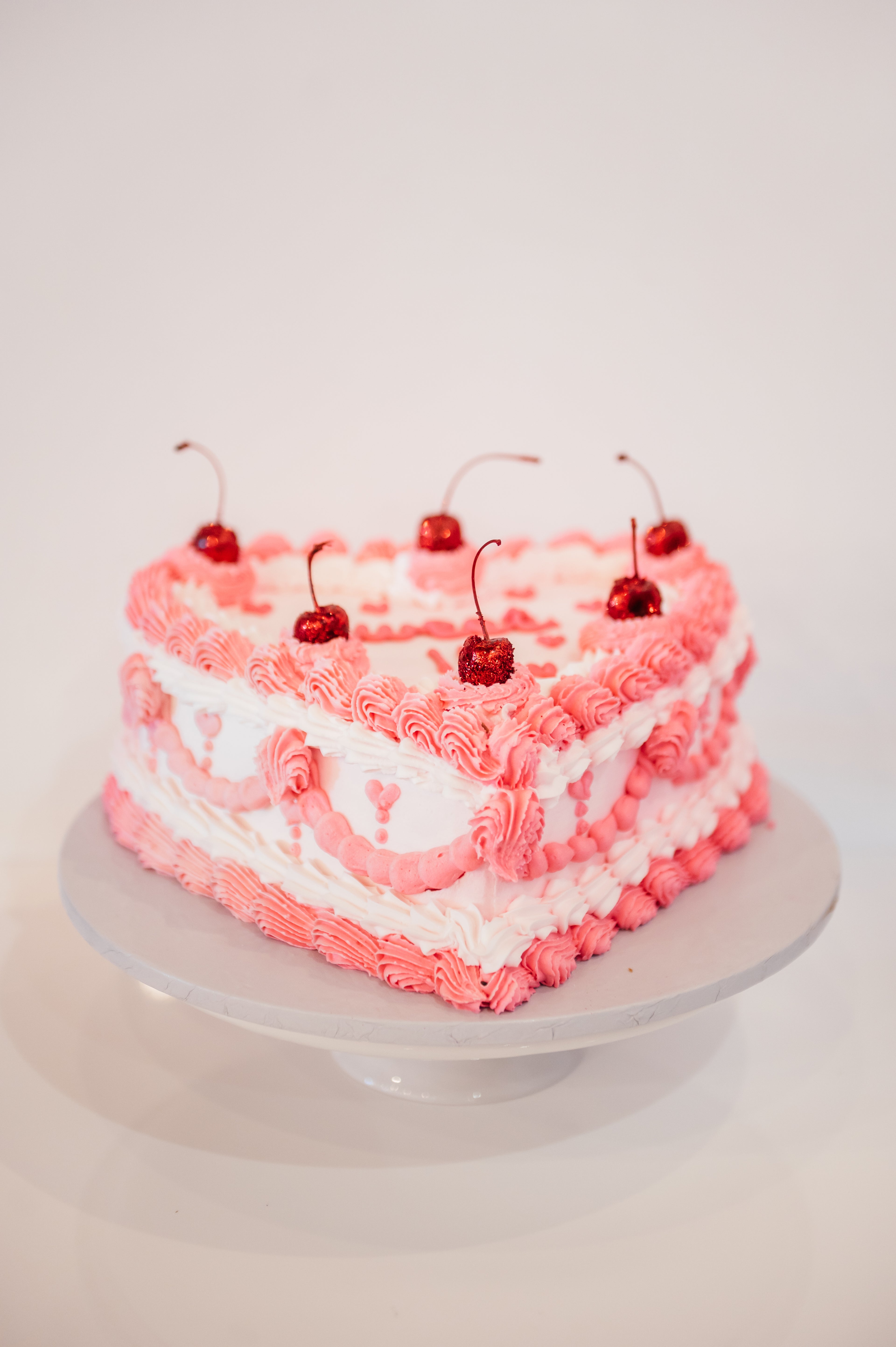 Buttercream Heart Cake
