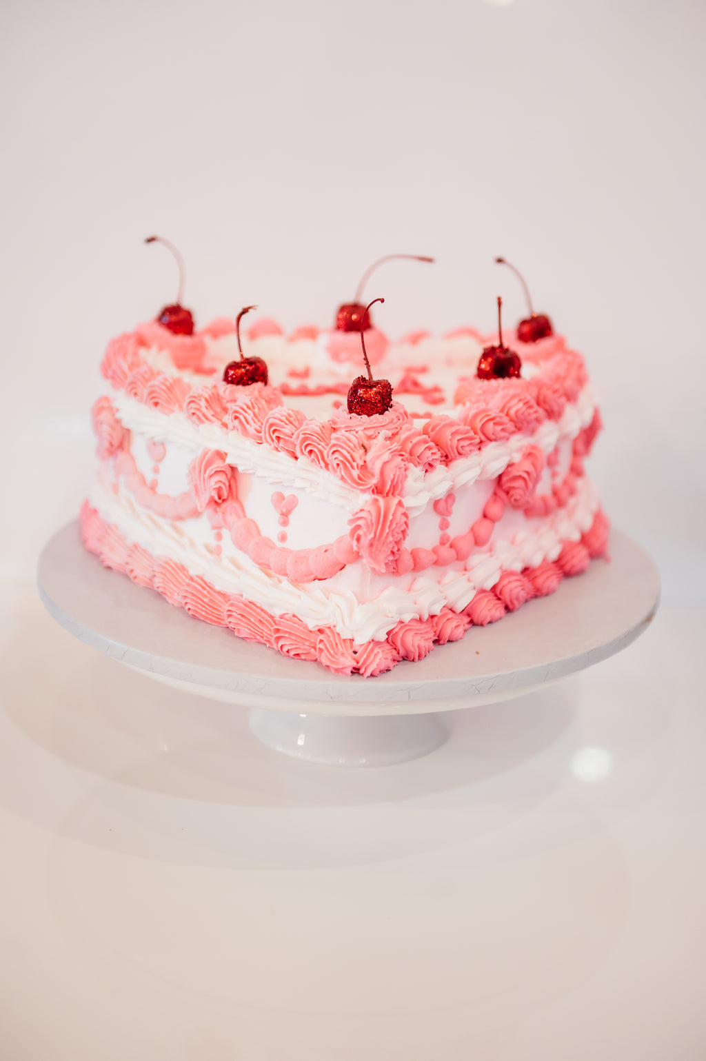 Buttercream Heart Cake