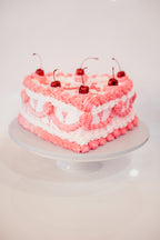 Buttercream Heart Cake