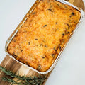 Family Size Ham, Mushroom & Cheese Quiche