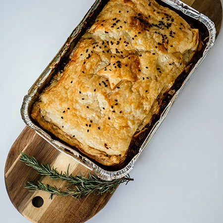 Family Size Pepper Steak Pie
