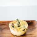 Individual Spinach & Feta Quiche