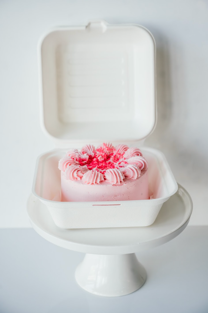 Pink Bento Cake